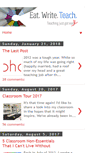 Mobile Screenshot of eatwriteteach.com